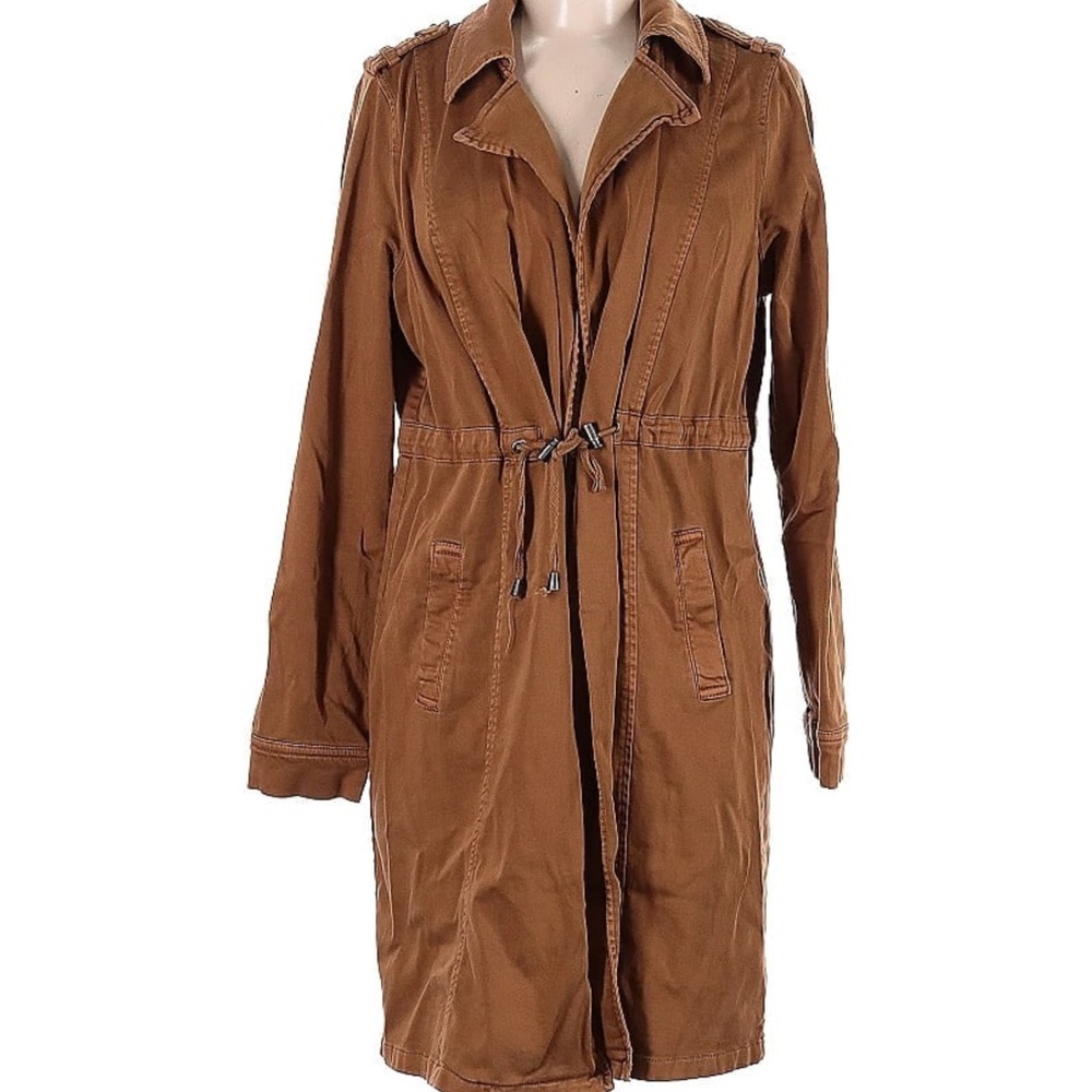 Torrid Feel The Fit Brown Twill Trenchcoat plus size 00